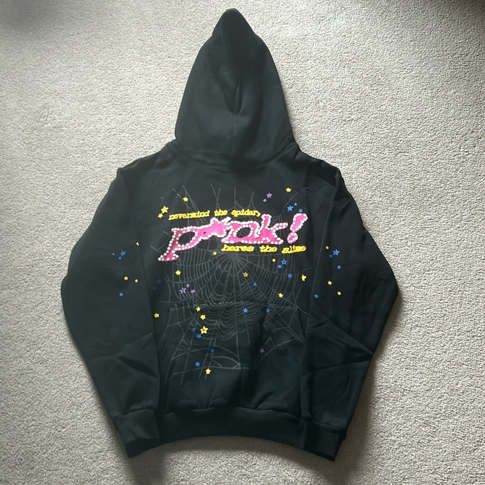 Brand New Black Sp5der “P!NK” Hoodie